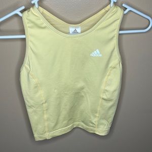 Vintage Y2K Adidas Climacool Tank Yellow size Small